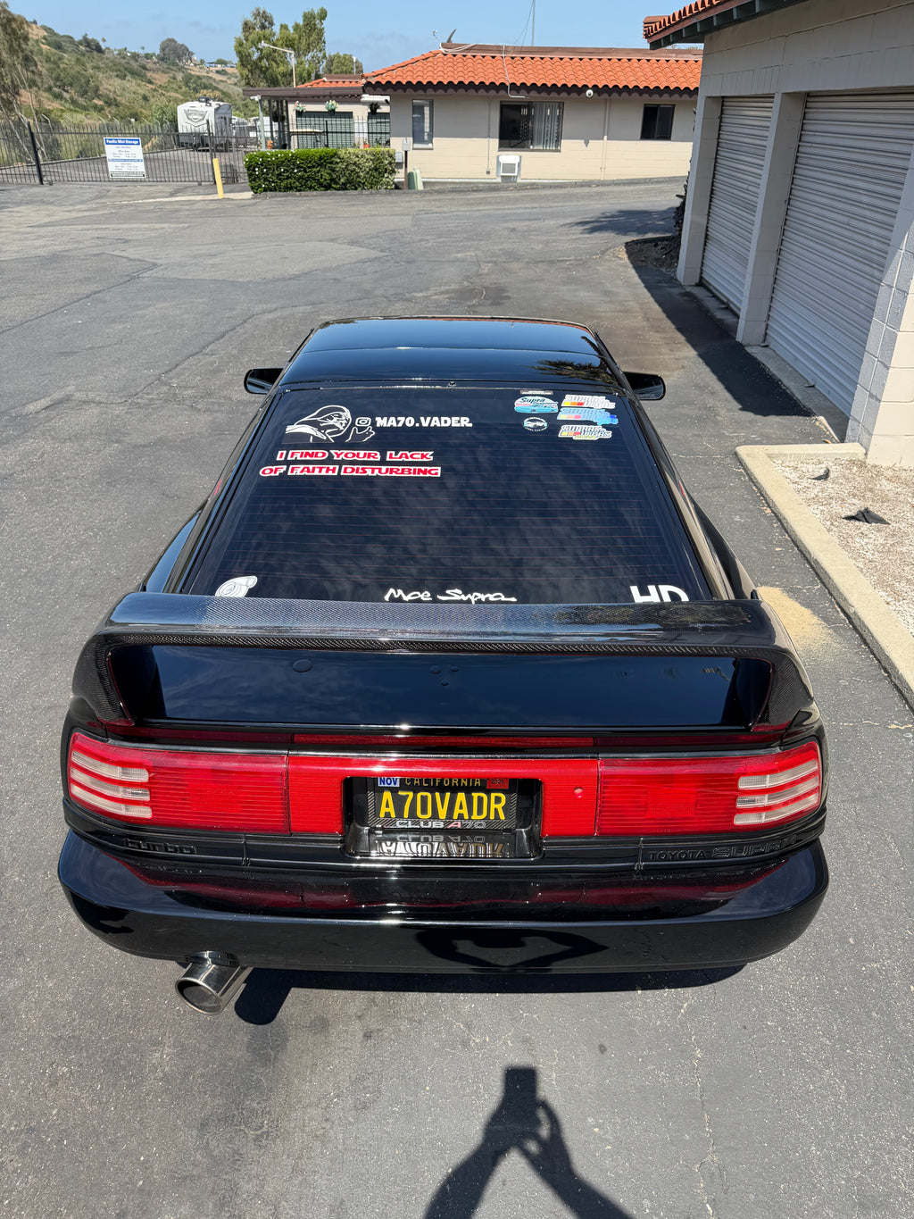 DPG F40 Style Three Piece Wing 1986.5-1992 - MK3 Toyota Supra (A70)