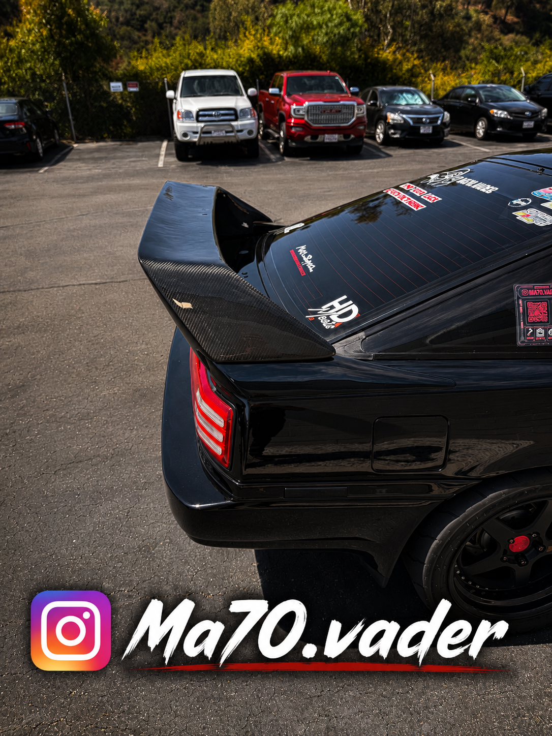 DPG F40 Style Three Piece Wing 1986.5-1992 - MK3 Toyota Supra (A70)