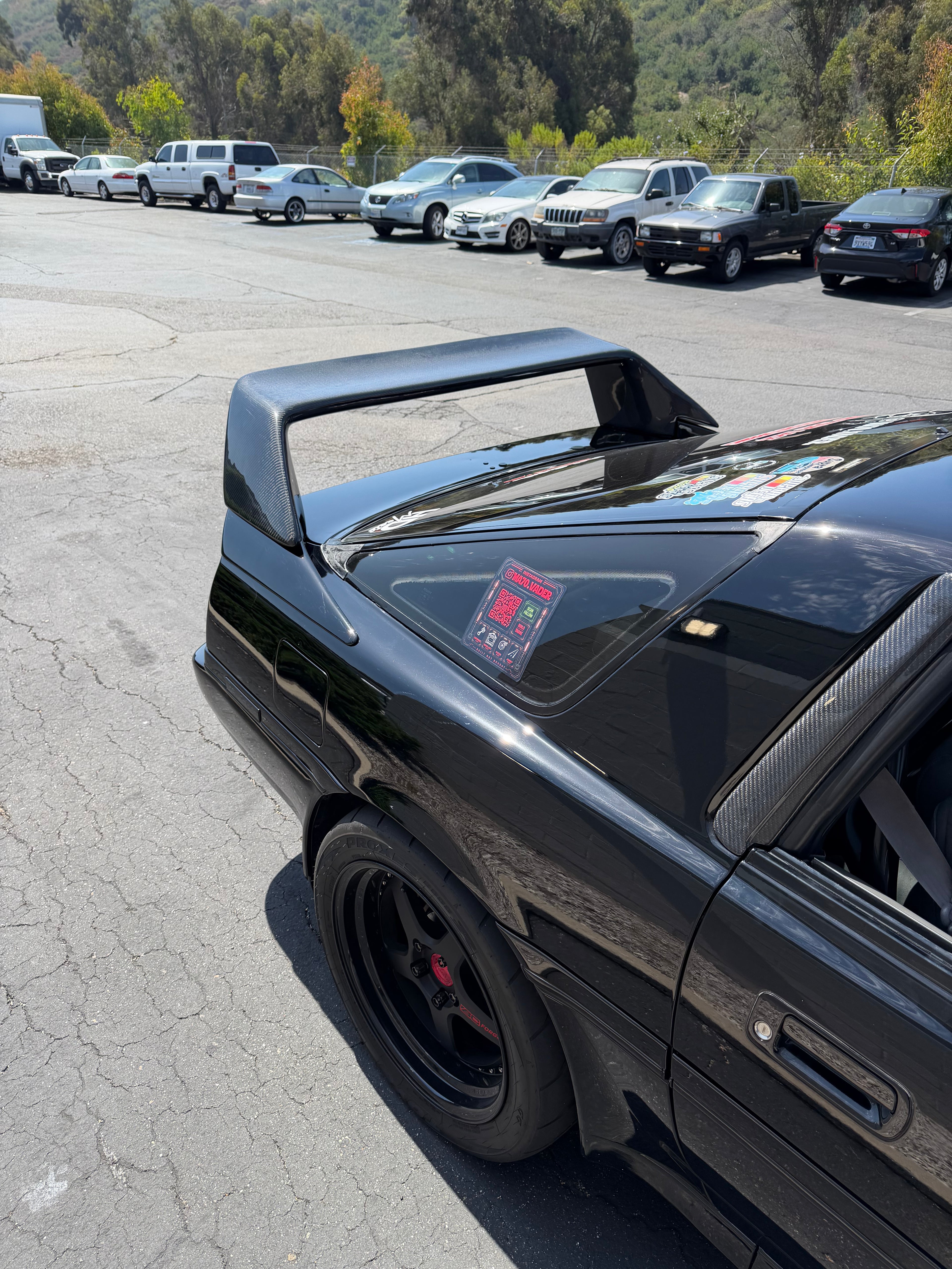 DPG F40 Style Three Piece Wing 1986.5-1992 - MK3 Toyota Supra (A70)