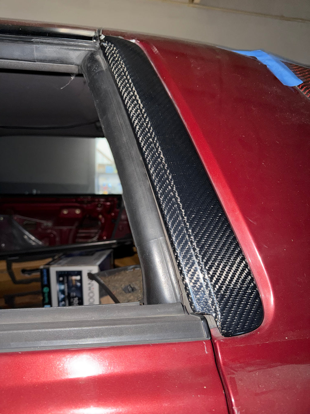 DPG Carbon Fiber Targa B-Pillars (Pre-Order) - MK3 Toyota Supra (A70)