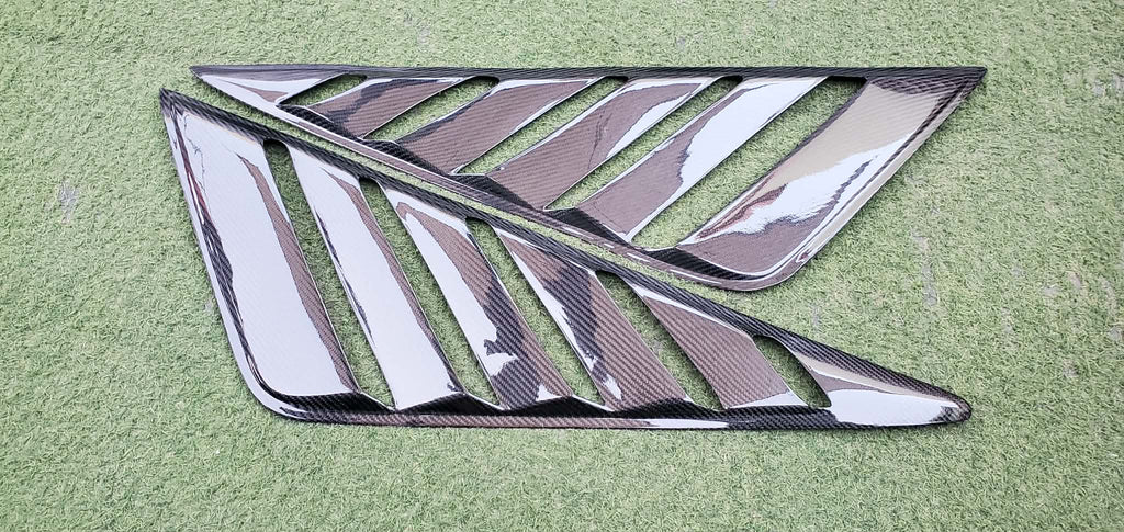 DPG Rear Quarter Window Louvers- MK3 Toyota Supra (A70)