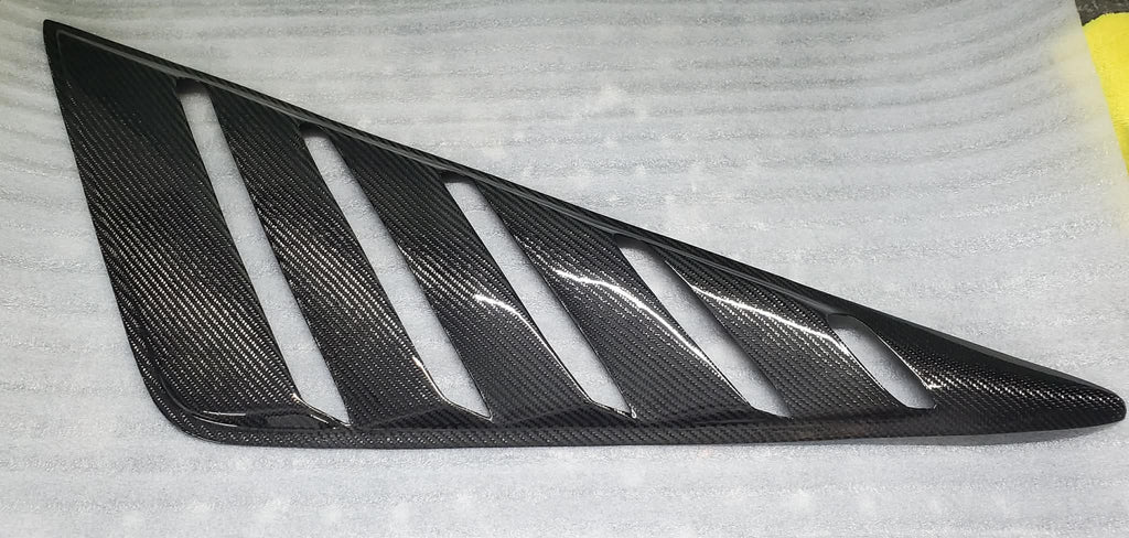 DPG Rear Quarter Window Louvers- MK3 Toyota Supra (A70)