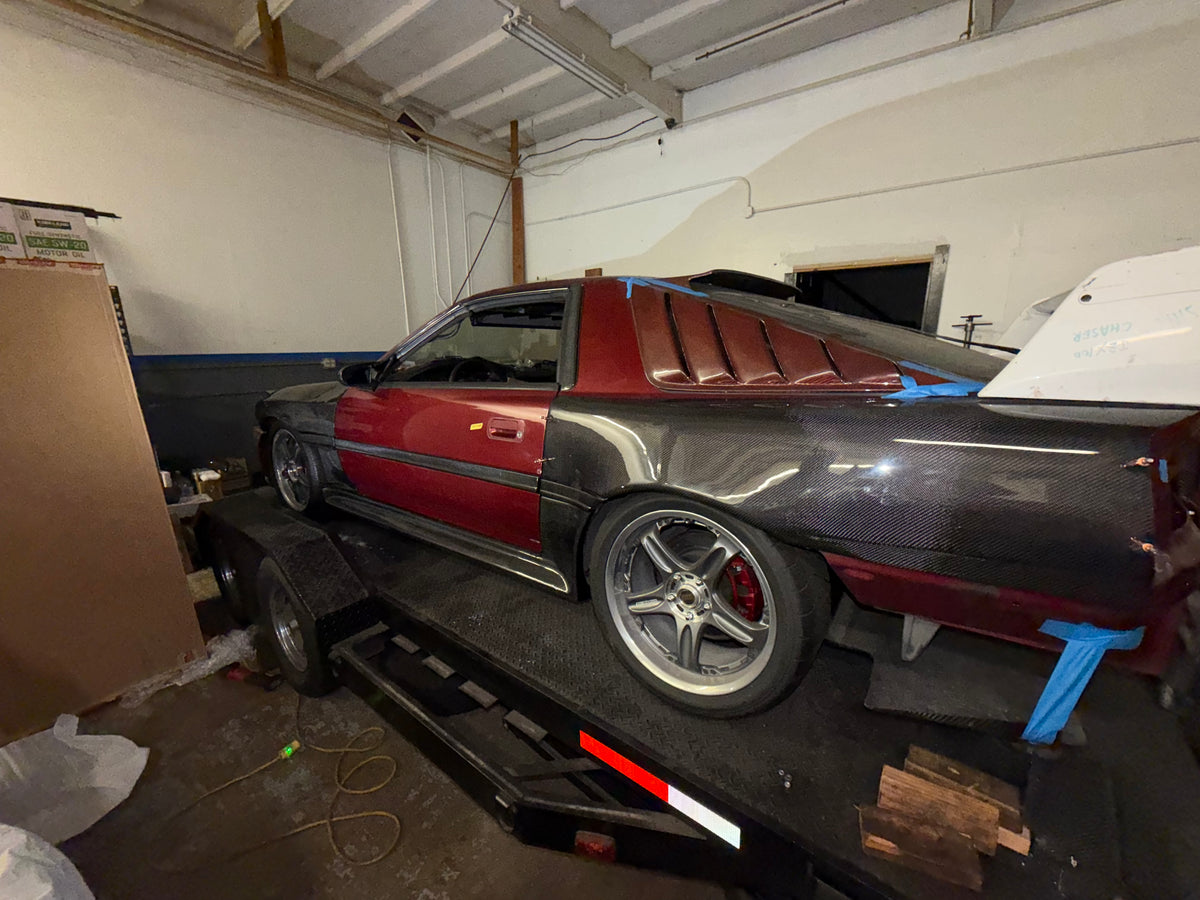 DPG carbon fiber Vented style WIDE BODY kit (FRONT FENDERS/REAR OVER FENDERS) 1986.5-1992 - MK3 Toyota Supra (A70)