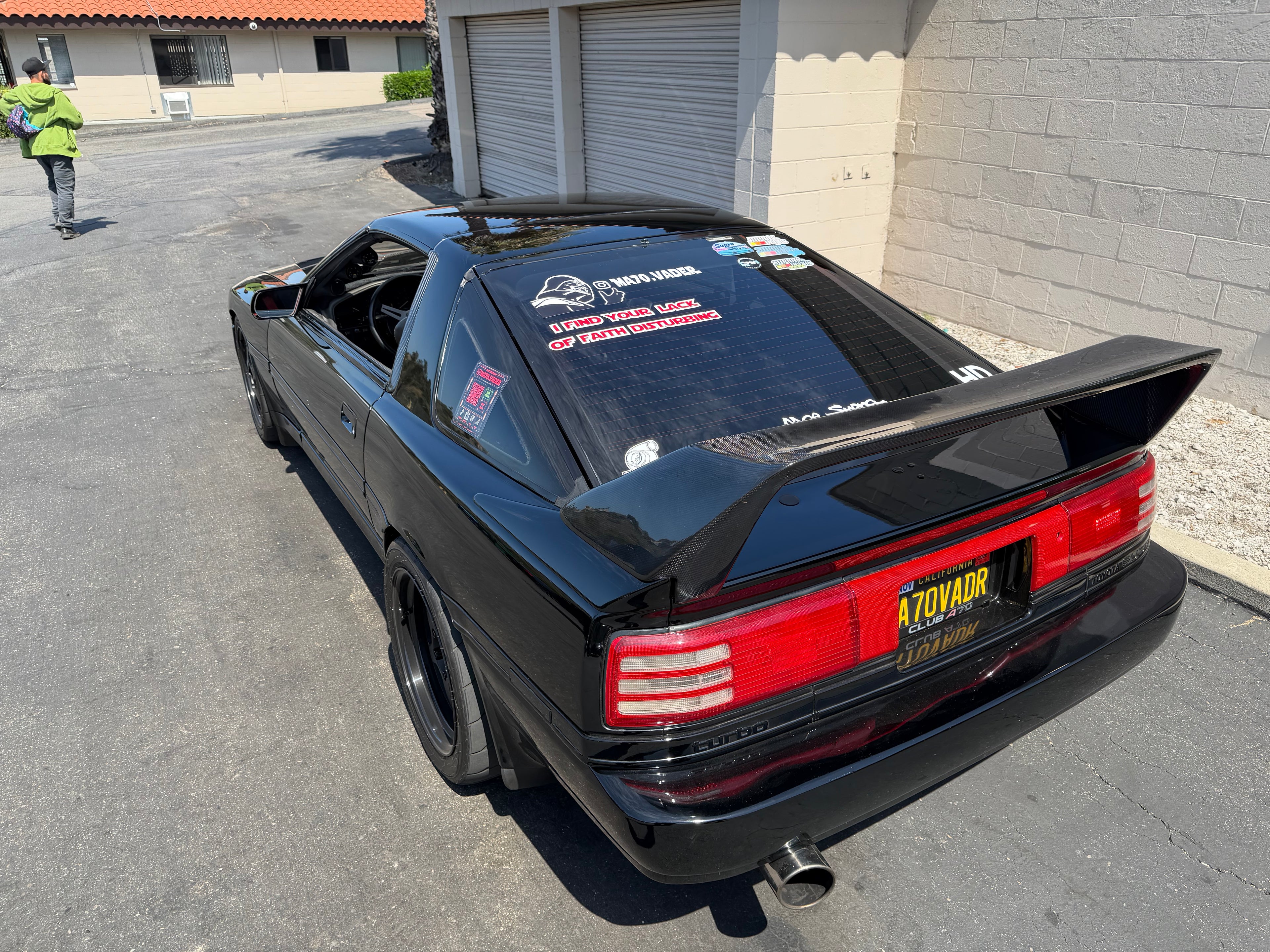 DPG F40 Style Three Piece Wing 1986.5-1992 - MK3 Toyota Supra (A70)