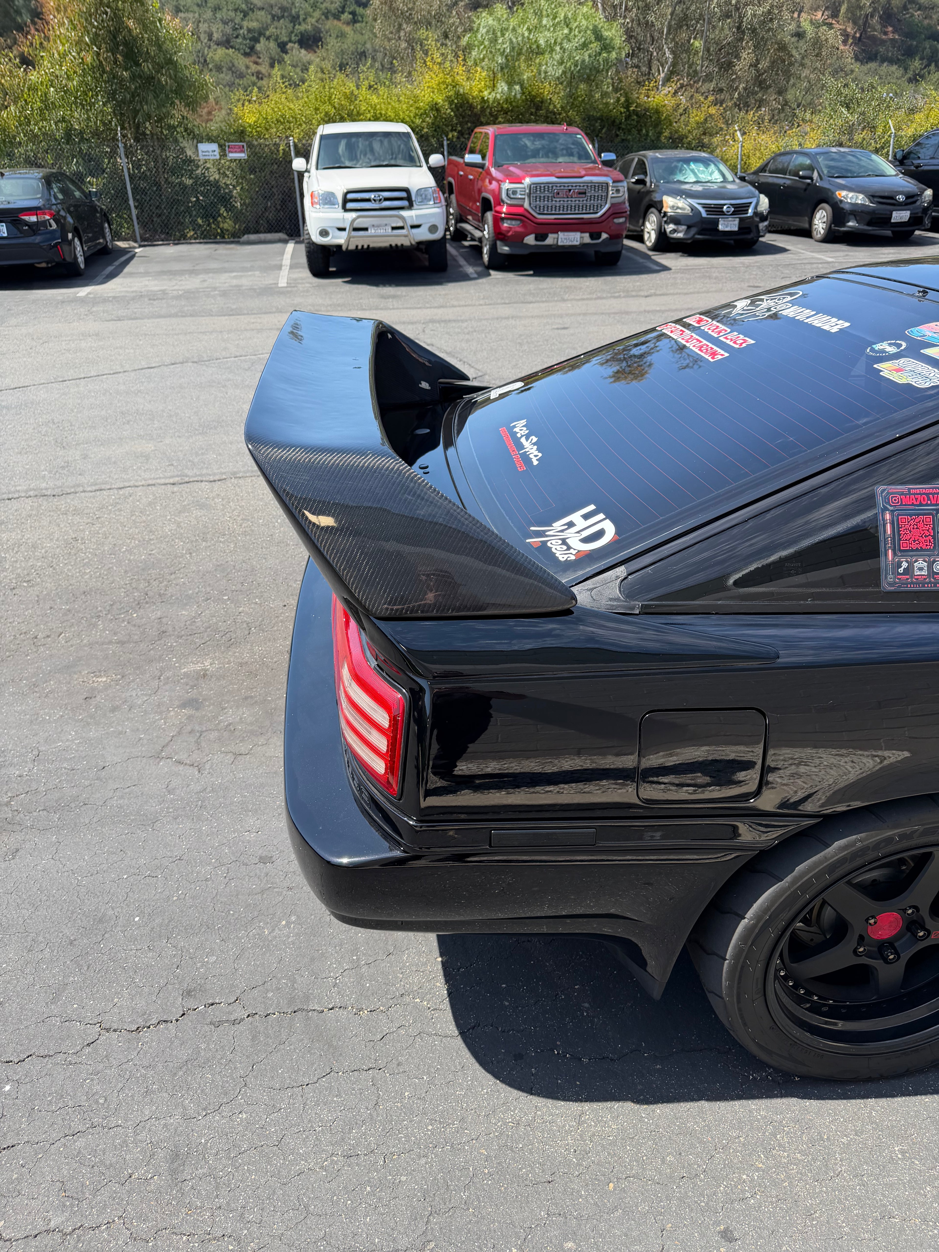 DPG F40 Style Three Piece Wing 1986.5-1992 - MK3 Toyota Supra (A70)